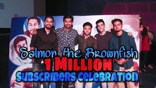 Salmon TheBrownFish  1 Million Subscribers Celebration Party [upl. by Halika]