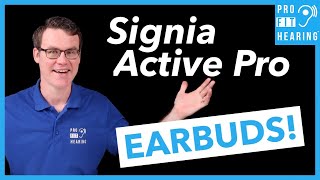 Signia Hearing Aids  NEW Signia Active Pro Earbuds [upl. by Gabrielson]