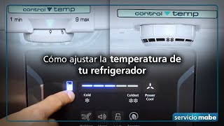 Mabe refrigeración Como ajustar la temperatura de tu refrigerador para un uso ideal [upl. by Ecirrehs]