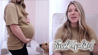 GETTING INDUCED HIGH BLOOD PRESSURE FINAL PREGNANCY UPDATE 37 amp 38 WEEK UPDATE  Destiny Phillips [upl. by Epuladaug]