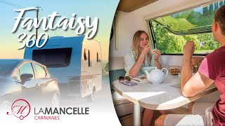 Partez en toute autonomie avec la nouvelle caravane FANTAISY 360 de LA MANCELLE du groupe TRIGANO [upl. by Tanya]