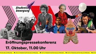 Eröffnungspressekonferenz zur Frankfurter Buchmesse 2023 [upl. by Sordnaxela]