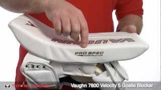 Vaughn 7800 Velocity 5 Goalie Blocker [upl. by Stoeber]