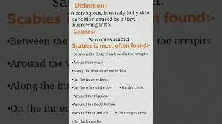 scabies Skin Disease [upl. by Oicram575]