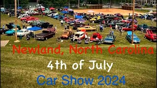 Newland North Carolina 4th of July Car Show 2024 [upl. by Bravin73]