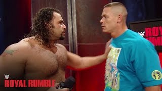 John Cena gets into an altercation with Rusev  WWE Network Exclusive [upl. by Evol]