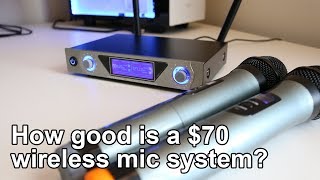 Archeer Wireless Microphone System Review [upl. by Auqinimod]