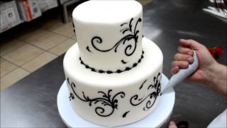 Easy To Make Wedding Cake  5 Min Simple Beautiful Wedding Cake [upl. by Torin]