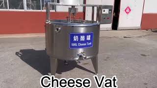 Cheese Vat Kettle Tank for Making Cheese [upl. by Eleets19]