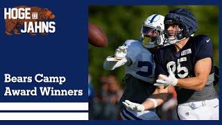 Bears camp award winners MVPs amp more wrap with Hoge amp Jahns [upl. by Atiugal]