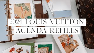 2024 Louis Vuitton Agenda Refills  Medium Functional amp Small Daily Agenda Refill [upl. by Atenik]