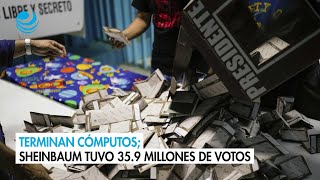 Terminan cómputos Sheinbaum tuvo 359 millones de votos [upl. by Reerg]