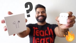 Airpods 2 with Wireless Charging Unboxing amp First Look  Truly Magical🔥🔥🔥 [upl. by Llennhoj]