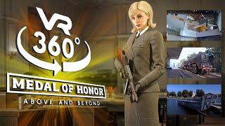 Medal of Honor Scenes From Archived Videos In 3D 360° [upl. by Yduj932]