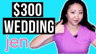 My Super Cheap 300 Courthouse Wedding 💍 JEN TALKS FOREVER [upl. by Christean594]