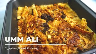 UMM ALI EGYPTIAN BREAD PUDDING  World Food Recipes [upl. by Aceber]