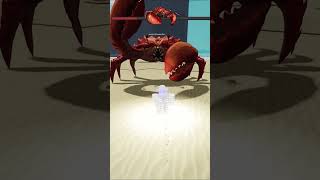 get rid of these crabs😭🙏  thestrongestbattlegrounds tsb tsbg roblox [upl. by Aihsekram]