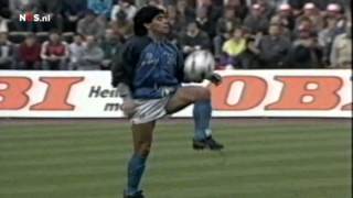 WarmUp Maradona UEFACup semifinal 1989 HD [upl. by Cornela]