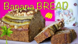 Banana Bread VEGAN 🍌🌴  gâteau à la banane [upl. by Kore]