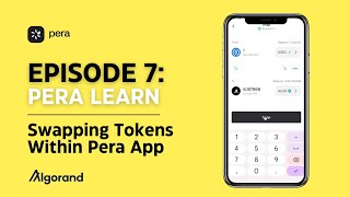 Episode 7 Swapping Tokens Within Pera Wallet [upl. by Joice]