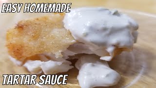 How to make the Best Homemade Tartar Sauce Recipe [upl. by Eirrek1]