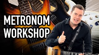 ★ Effektiver Gitarre Üben ► Metronom Timing ► GITARRE LERNEN FÜR ANFÄNGER [upl. by Nolana80]