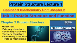 Protein Structure Lippincott Biochemistry Chapter 2 Lecture 1 [upl. by Ytirahc]