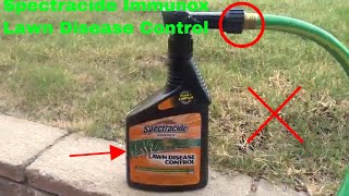 ✅ How To Use Spectracide Immunox Lawn Disease Control Review [upl. by Anyalram500]