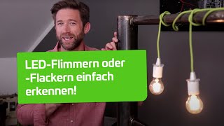 LEDFlimmern oder Flackern einfach erkennen  Stadtwerke Düsseldorf [upl. by Osmond711]