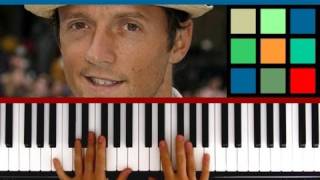 How To Play quotIm Yoursquot Piano Tutorial Jason Mraz [upl. by Sorel]