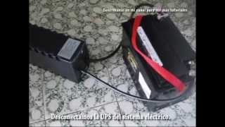 UPS con bateria de carro tutorial [upl. by Goulden]