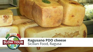 Sicilian Food Ragusano PDO cheese  Il formaggio siciliano Ragusano DOP  Italia Slow Tour [upl. by Elrae]