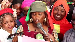 Tombouctou Caravane de Soutien aux FAMas Discours de Madame Haïdara Diahara Touré [upl. by Ilyak]