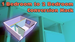 1 Bedroom to 2 Bedroom House Hack [upl. by Hessney]