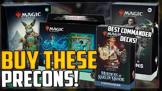 Top 10 Best Precon Decks for Commander Duskmourn UPDATE  Magic The Gathering [upl. by Ahsinwad]