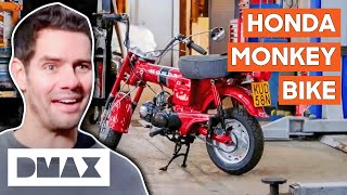 Elvis Restores A Classic Honda Monkey Bike To Boost Its Value  Wheeler Dealers Dream Car [upl. by Nichola]