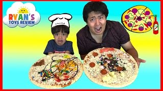 PIZZA CHALLENGE RYAN TOYSREVIEW [upl. by Steen580]