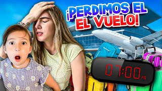 PERDIMOS el VUELO 😱  DORMIMOS en un AEROPUERTO EMBRUJADO [upl. by Schumer]