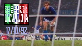 FULL Episode Highlights  ITALY V SWITZERLAND 17th October 1992  Gazzetta Football Italia Rewind [upl. by Coke]