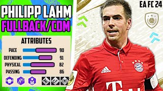 COMPLETE BEST PHILIPP LAHM FULLBACKCDM BUILD EA FC 24 Pro Clubs [upl. by Laurianne]