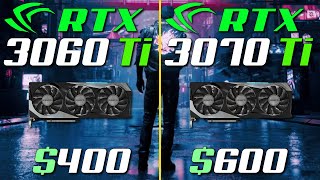 RTX 3060 Ti vs RTX 3070 Ti  How Big is The Difference [upl. by Sadinoel]