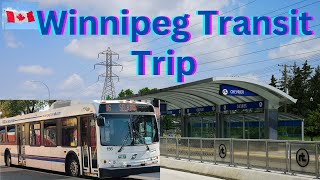 Winnipeg Transit Trip quotA Day Riding Winnipeg Transit Routes Tips and Experiencequot [upl. by Ajup237]