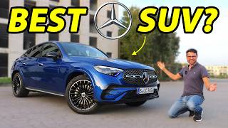 allnew Mercedes GLC Coupé 300 AMGLine driving REVIEW [upl. by Persas]