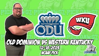 Old Dominion vs Western Kentucky 121823 Free College Football Picks and Predictions  NCAAF Pick [upl. by Jeroma]