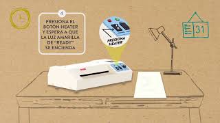 TUTORIAL  LAMINADORA DE DOC MODELO LM330 13quot [upl. by Gnort]