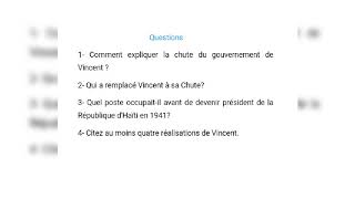 Histoire  Réalisations et fin du gouvernement de Vincent [upl. by Nicola]