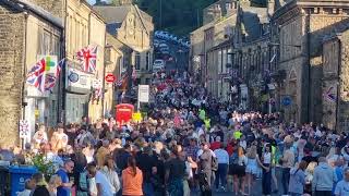 Whit Friday in Delph village 2023 [upl. by Haynes648]