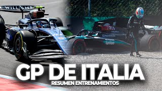 ANTONELLI al MURO el PRIMER DÍA de COLAPINTO y HAMILTON LIDERA  PRÁCTICAS GP de ITALIA  F1 2024 [upl. by Lemart]