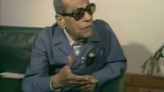 Rare interview with Naguib Mahfouz مقابلة نادرة مع نجيب محفوظ [upl. by Atinid]