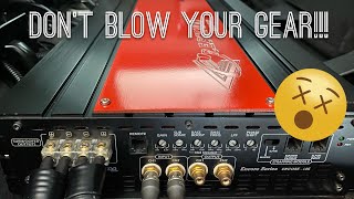 How to setup your amp for beginners Adjust LPF HPF Sub sonic gain amplifier tune dial in [upl. by Aelam245]